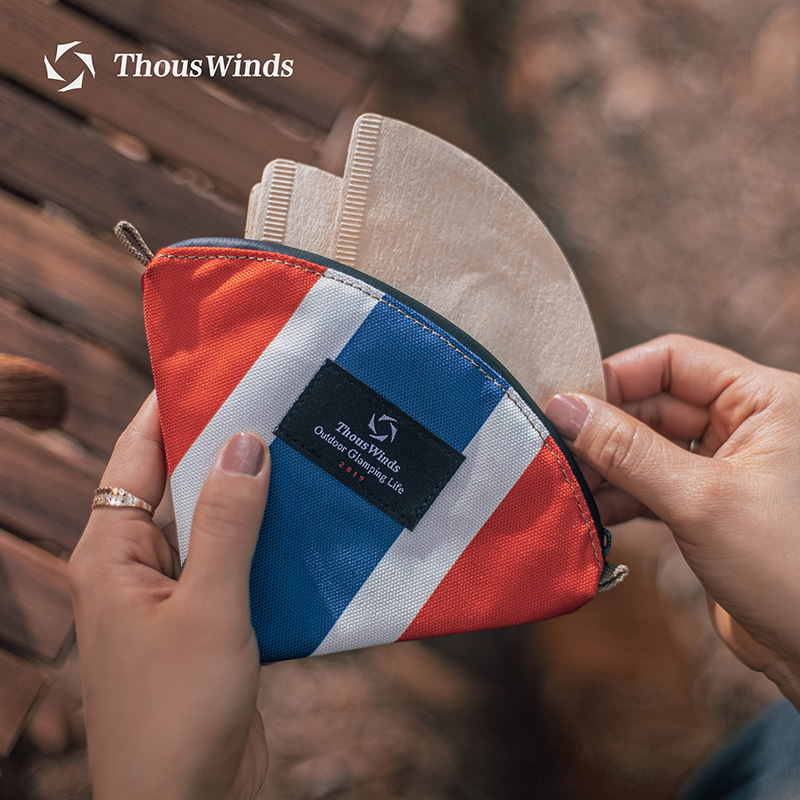 Camping Cooking Organizer - Thous Winds Camping กระดาษกาแฟแบบพกพาถุงเก็บห้องครัวกลางแจ้ง Organizer Multifunctional