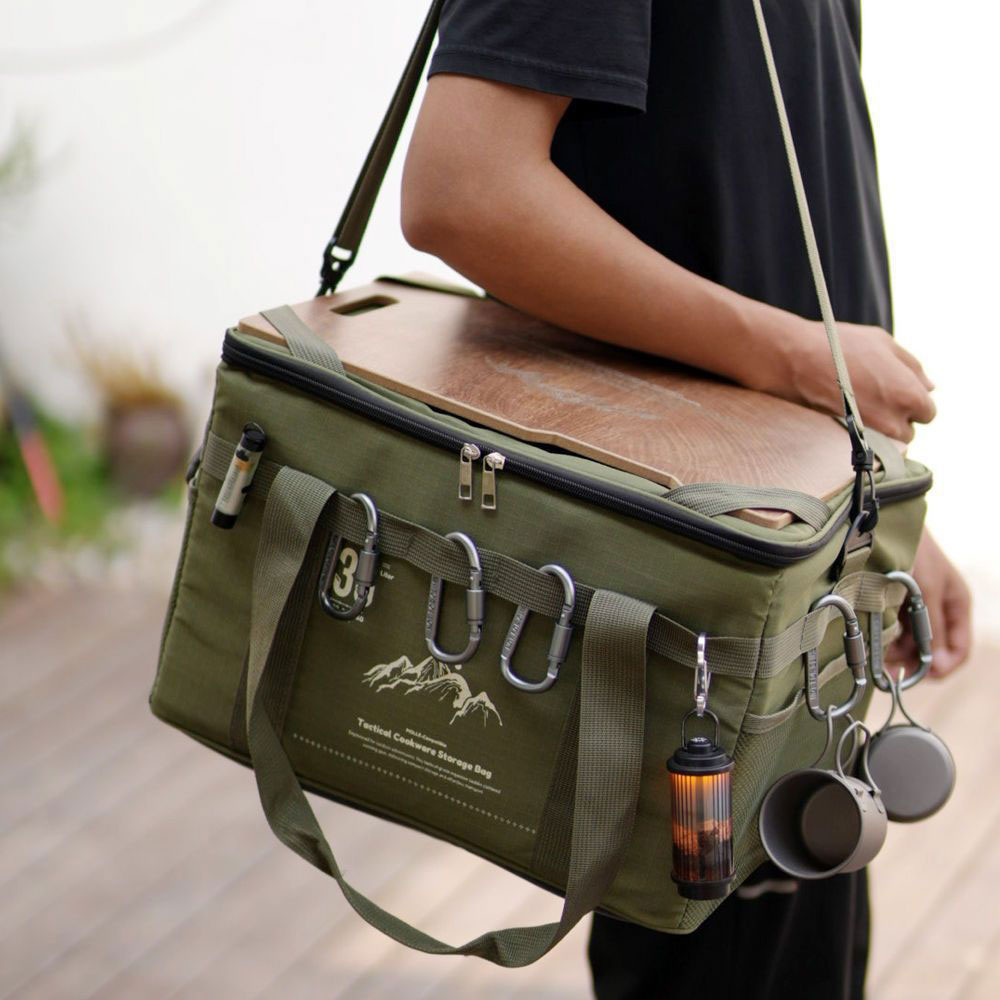 กระเป๋าปิกนิกยุทธวิธี 36 ลิตร  - Camping Cooking Organizer บทวิจารณ์และราคา