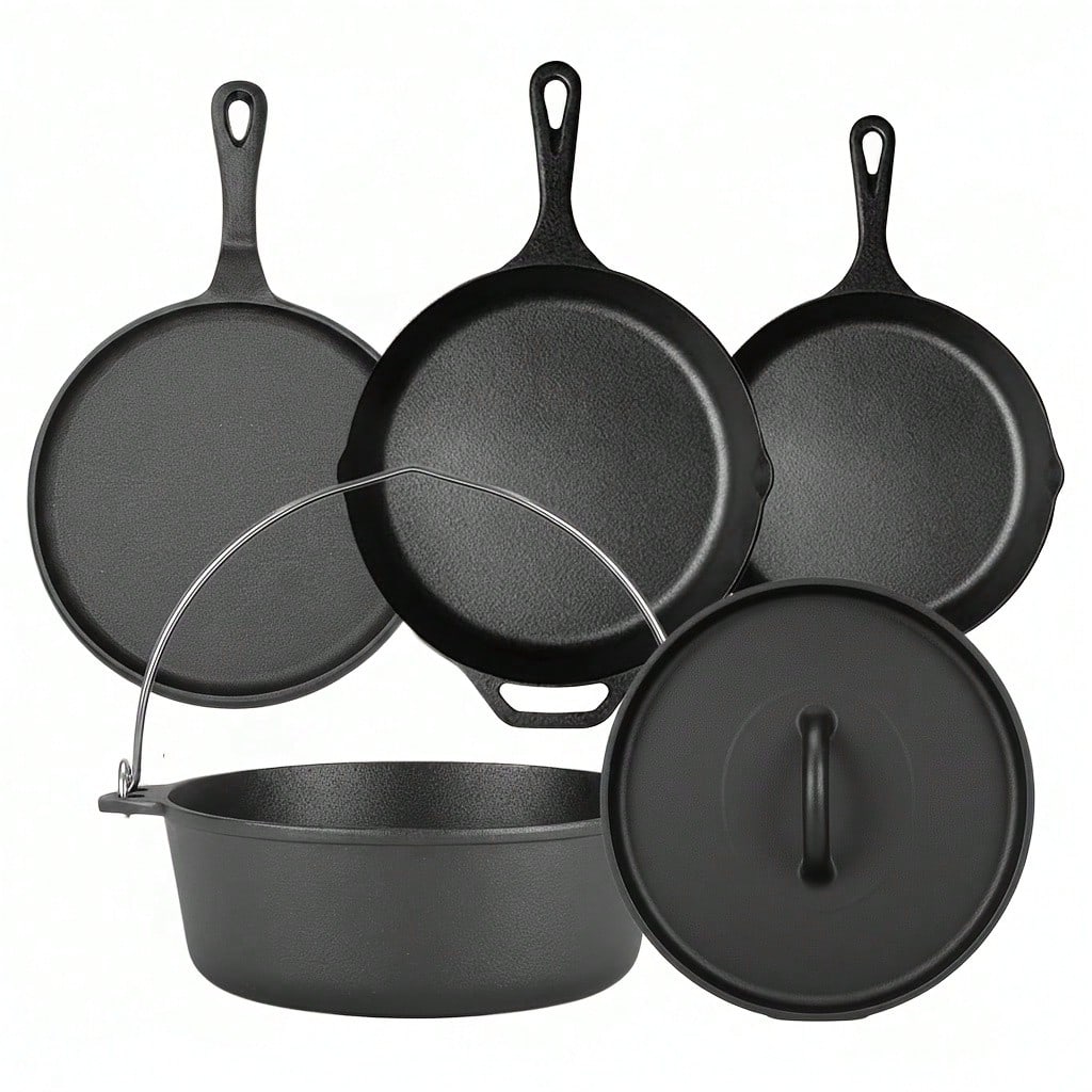 ชุดหม้อและกระทะเหล็กหล่อ PACIL - Camp Dutch Oven Cast บทวิจารณ์และราคา