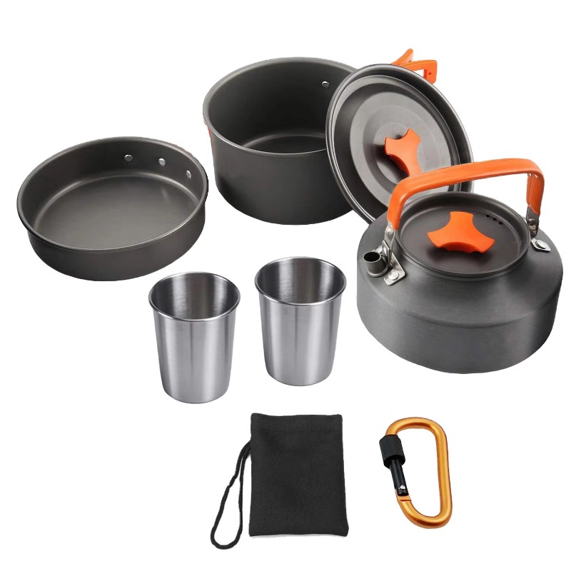 เตาแคมป์ปิ้งน้ำหนักเบาคุณภาพสู - Quality Camping Cooking Set บทวิจารณ์และราคา