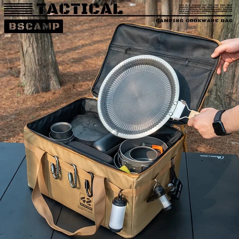 กระเป๋าเก็บของอเนกประสงค์แบบพั - Camping Cooking Organizer บทวิจารณ์และราคา