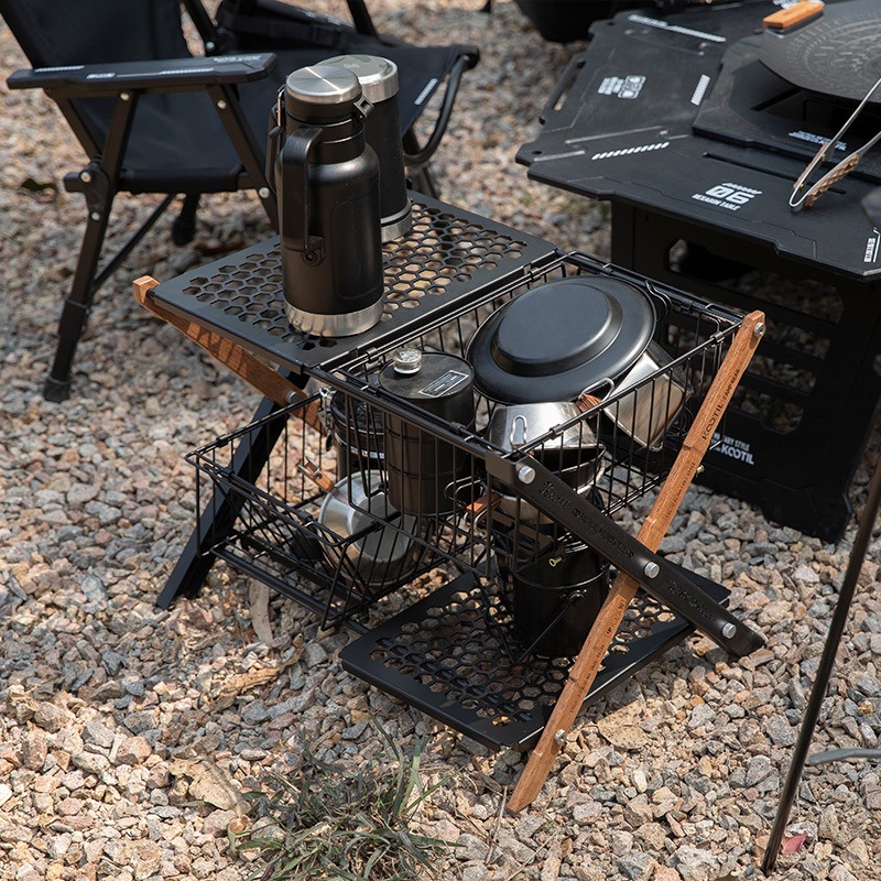 โต๊ะพับแบบพกพาสำหรับตั้งแคมป์  - Camping Cooking Organizer บทวิจารณ์และราคา
