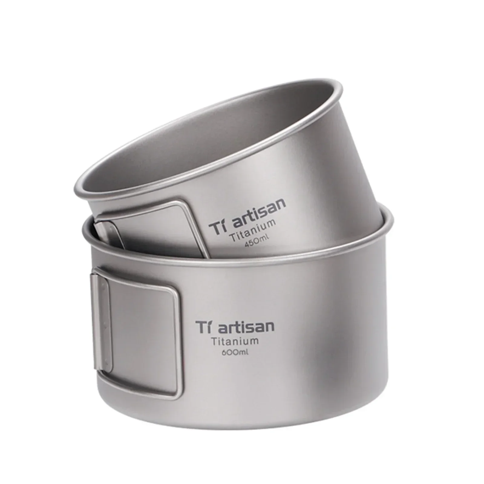 ชามไทเทเนียมพับชาม 450 ml/600  - Camping Cooking Container บทวิจารณ์และราคา
