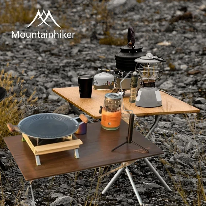MOUNTAINHIKER โต๊ะพกพาสำหรับตั - Camping Cooking Table บทวิจารณ์และราคา